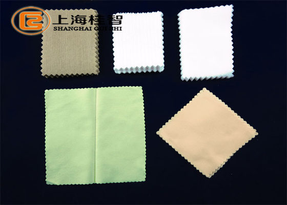 Branco super não tecido personalizado do delicado 15*15cm de panos de limpeza dos monóculos de Microfiber